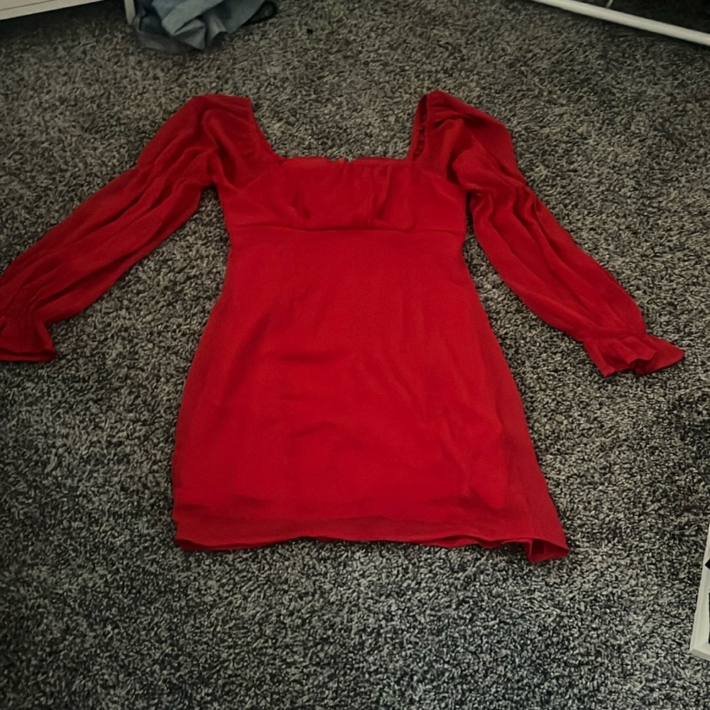 Red dress